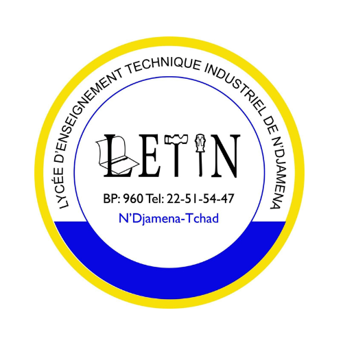 LETIN - Logo du Lycée d'Enseignement Technique Industriel de N'Djamena